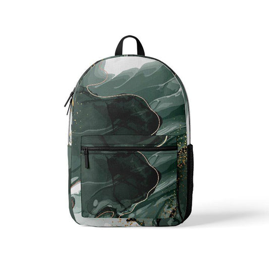 Green Marble Backpack
